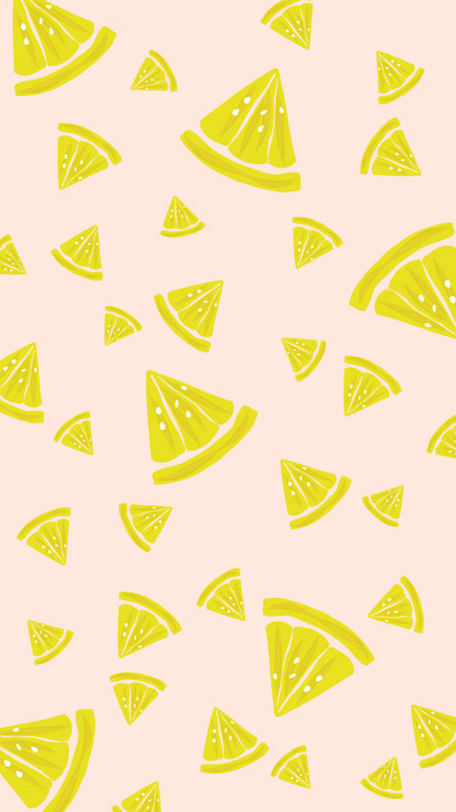 Lemon Slices Pretty Phone Wallpaper