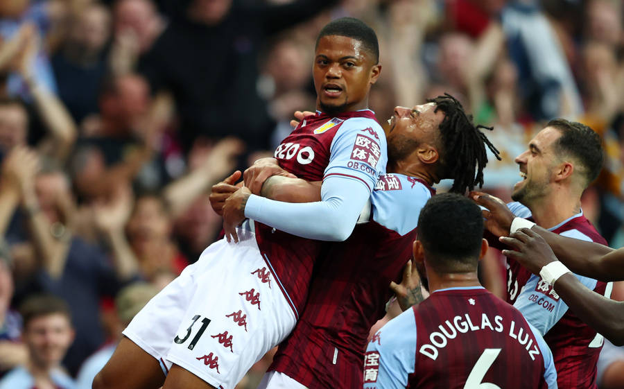 Leon Bailey Being Hugged Wallpaper