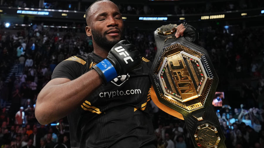 Leon Edwards With Belt Wallpaper