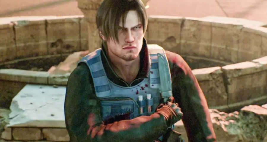 Leon S. Kennedy In Action Wallpaper