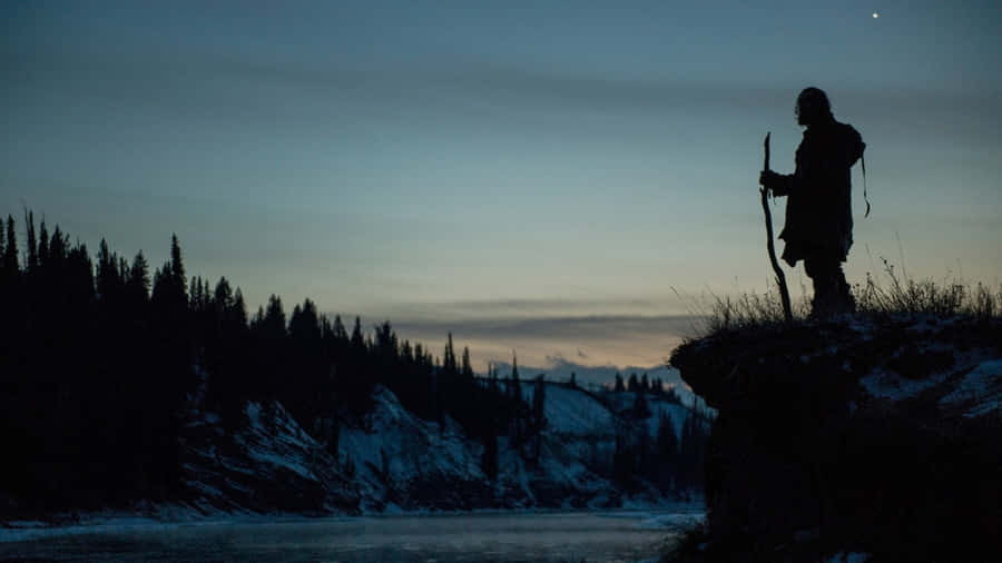 Leonardo Dicaprio In The Revenant, Surviving Against The Odds Wallpaper