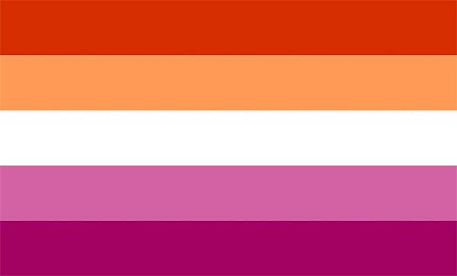 Lesbian Flag Icon Wallpaper