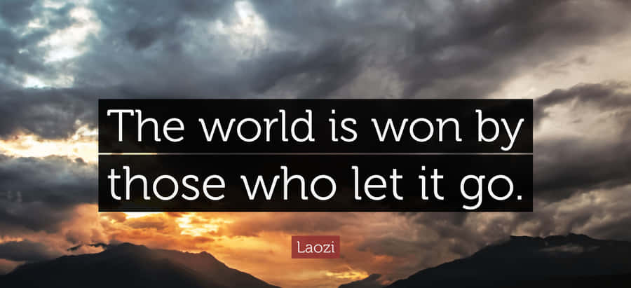 Let It Go Laozi Wallpaper