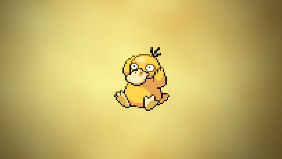 Let Psyduck Use Its Psychic Ability And Lead You On A Virtual Journey Wallpaper
