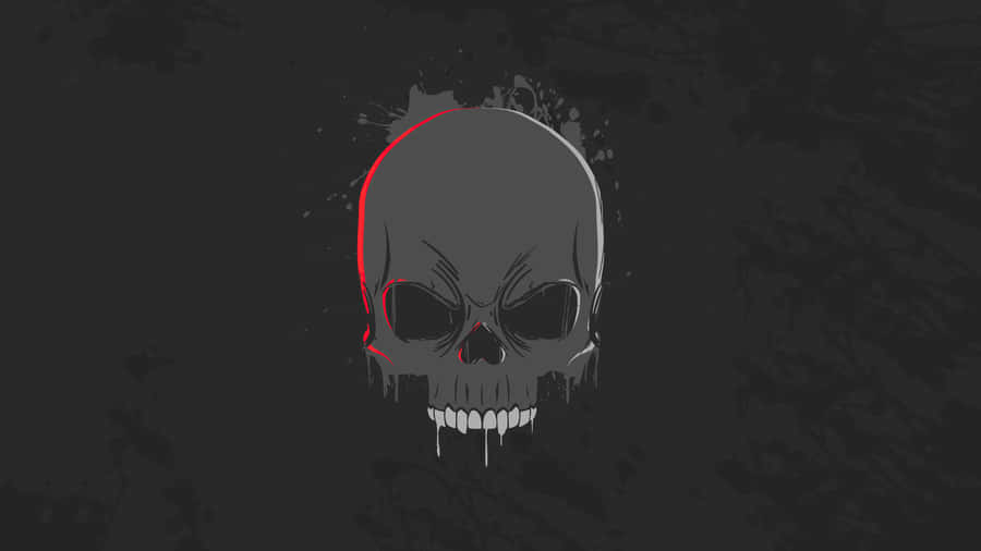 Let's Get Spooky With This Awesome Skull Wallpaper