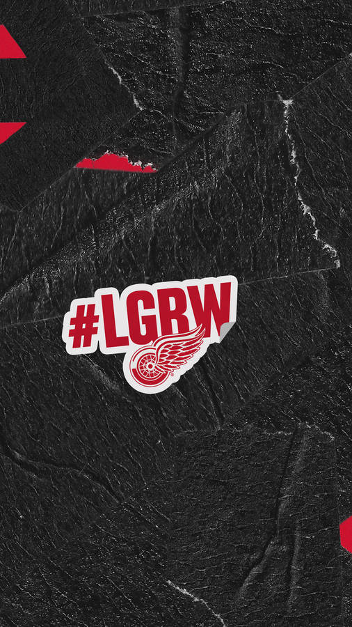 Let's Go Detroit Red Wings Art Wallpaper