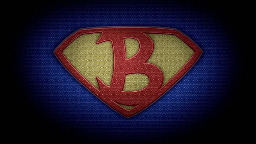 Letter B Steel Logo Wallpaper