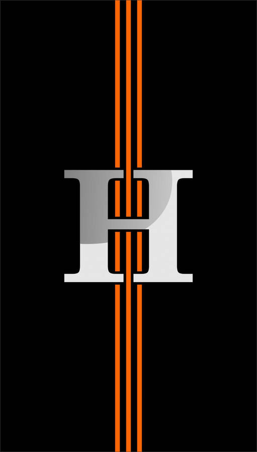 Letter H Graphic Art Wallpaper