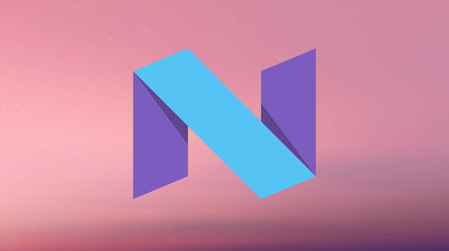 Letter N In Pastel Colors Wallpaper