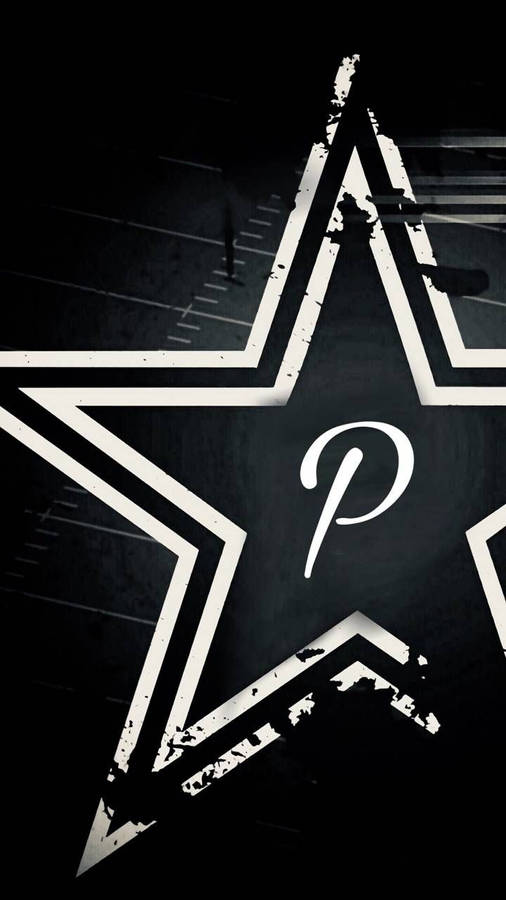 Letter P Star Wallpaper