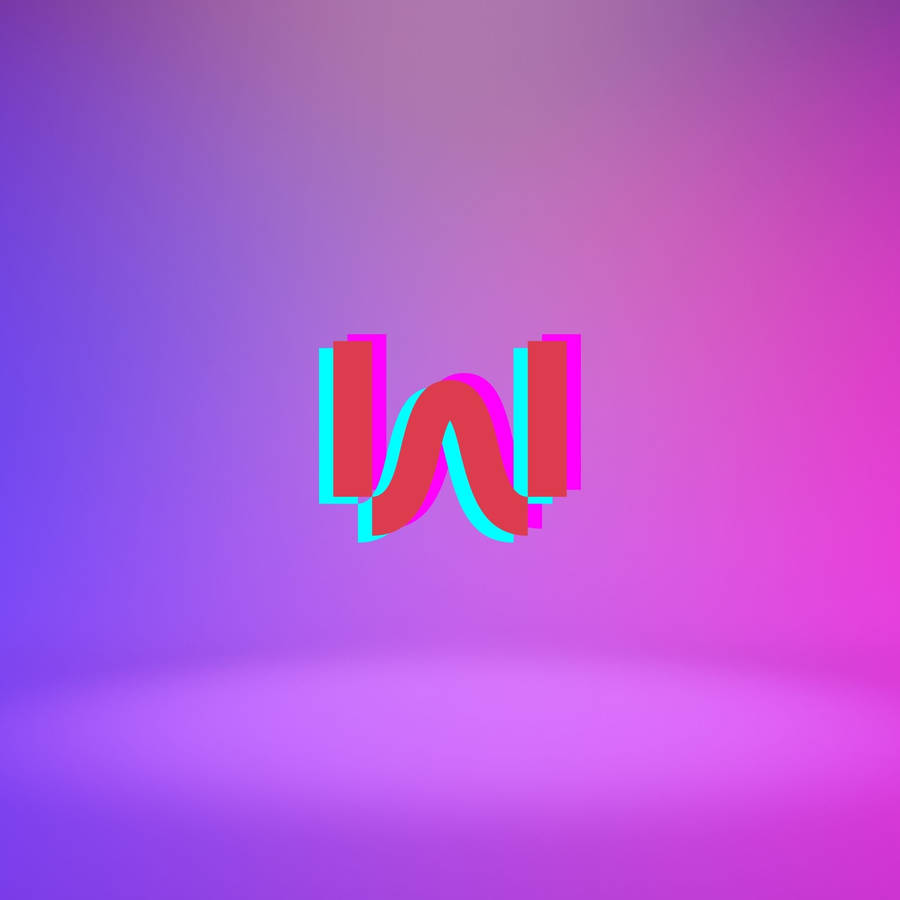 Letter W Trendy Design Wallpaper