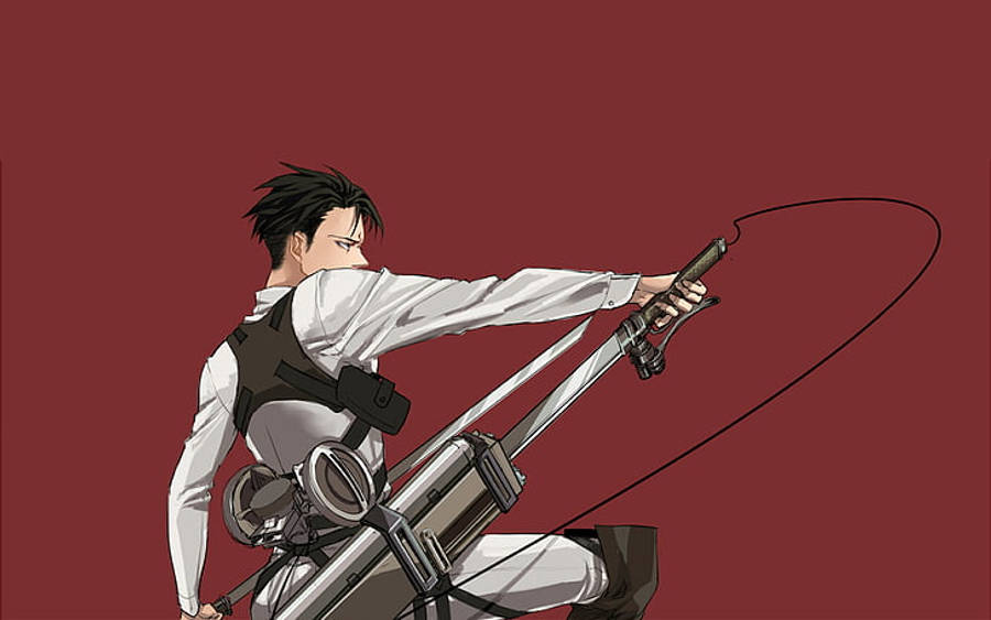 Levi Ackerman Drawing Sword Wallpaper