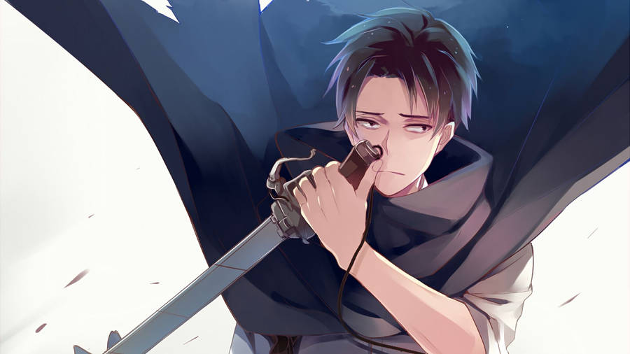 Levi Ackerman In Aot Anime Art Wallpaper