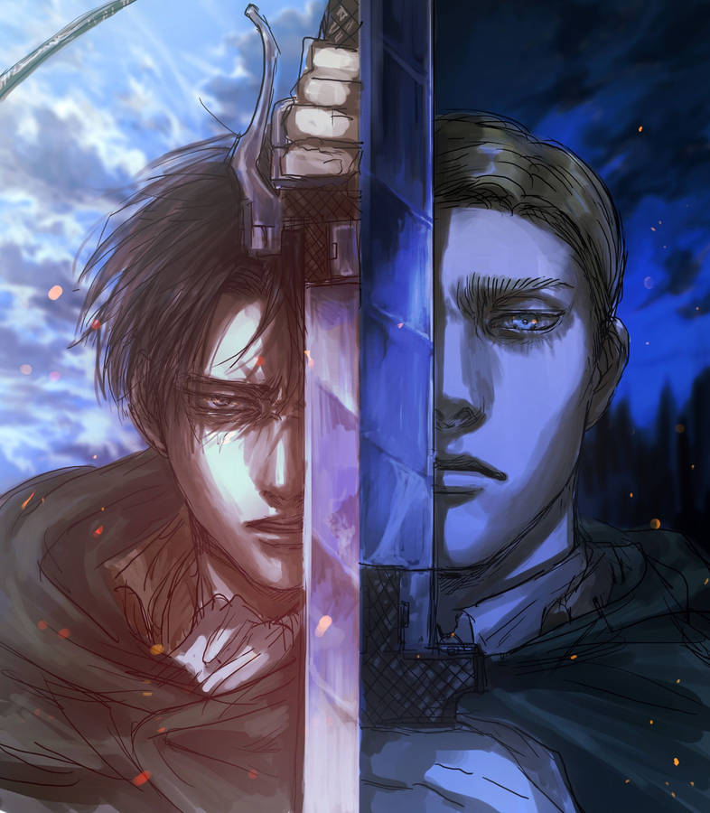 Levi Ackerman X Erwin Smith Wallpaper