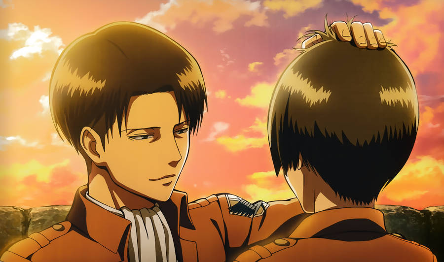 Levi Aesthetic Pat On The Head Wallpaper