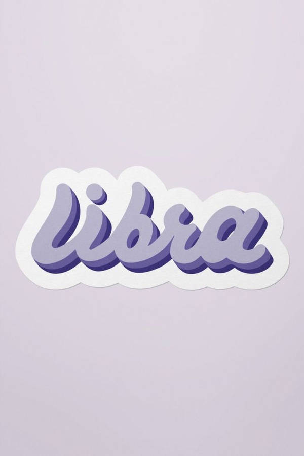 Libra Pastel Purple Wallpaper