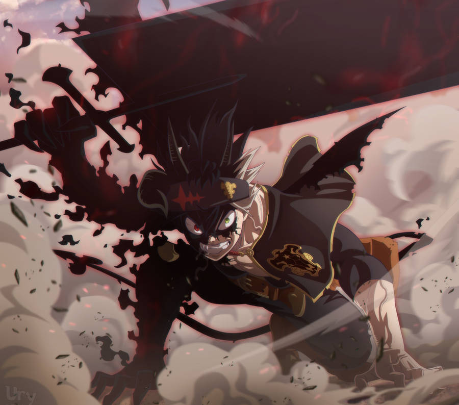 Liebe Black Clover Asta Half Demon Wallpaper