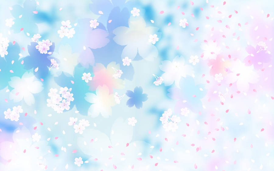Light Color Flower Background Wallpaper