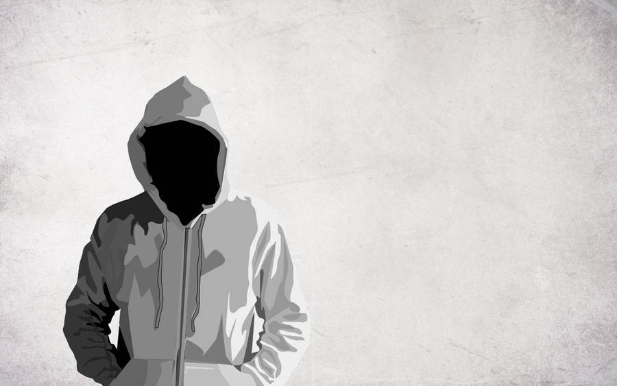 Light Gray Hoodie Art Wallpaper