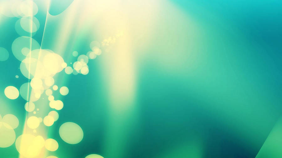 Light Green Pretty Lights Wallpaper