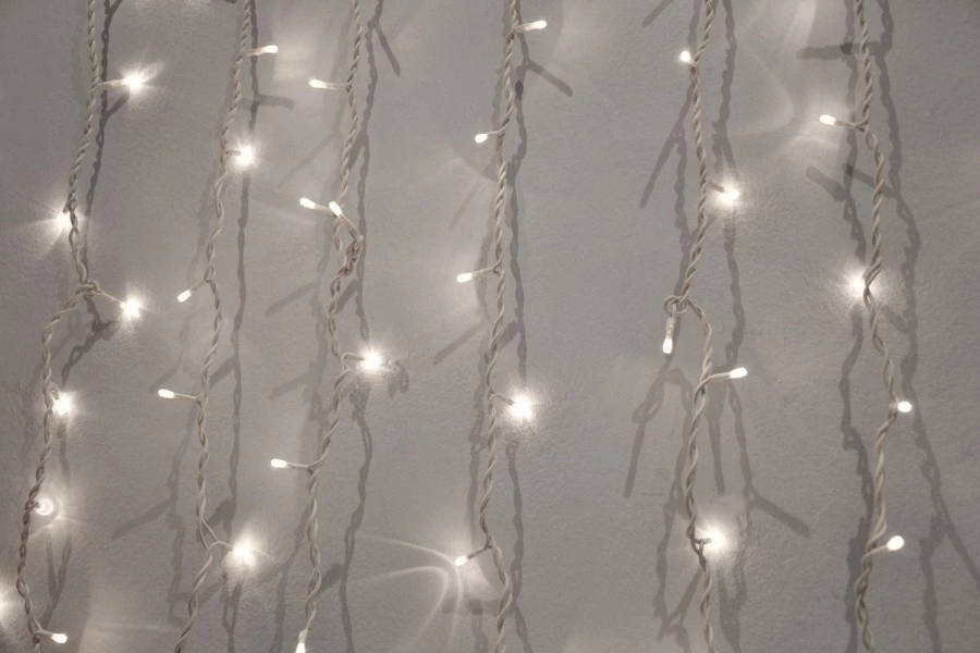 Light Grey Aesthetic Lights Wallpaper