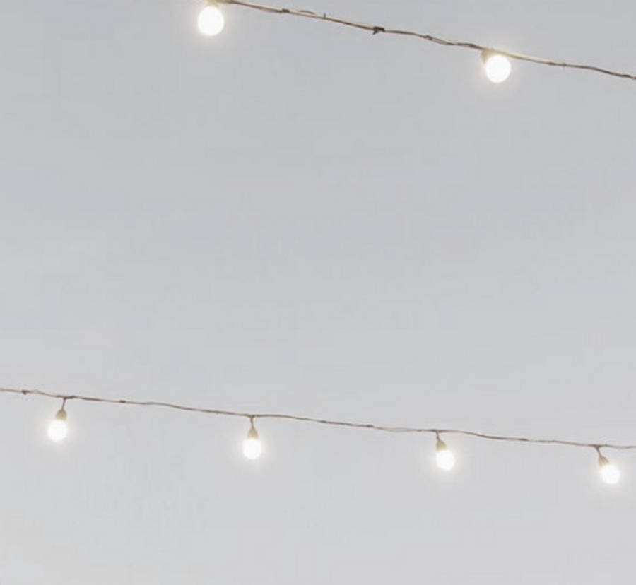 Light Grey Aesthetic Lights Wallpaper