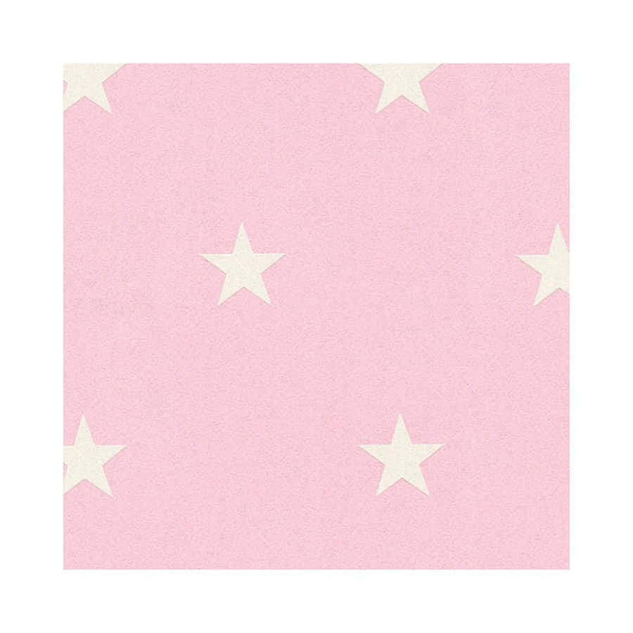 Light Pink Glitter Stars Background Wallpaper