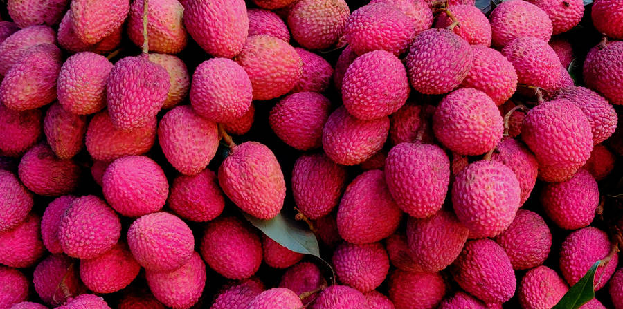 Light Pink Litchis Wallpaper