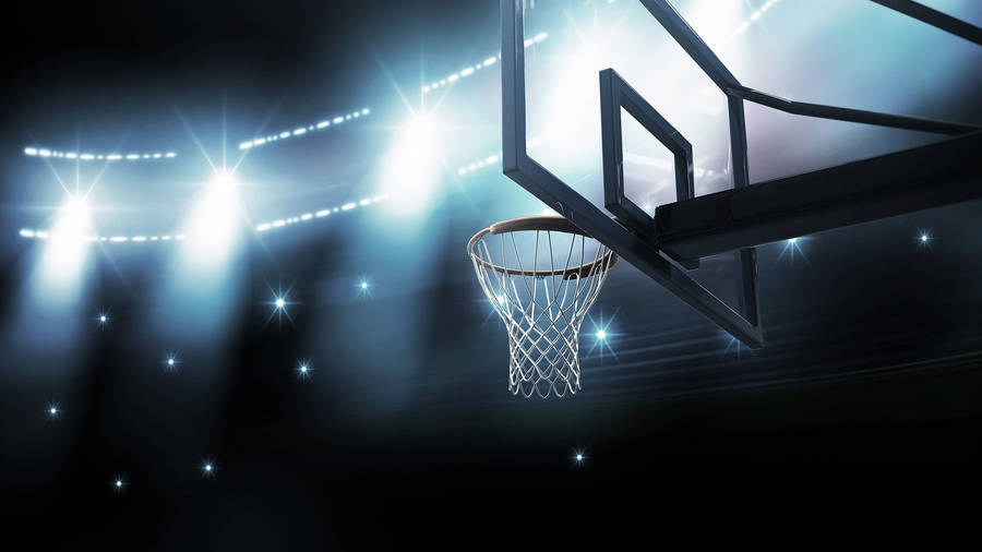 Light Up The Court With Basketball Wallpaper