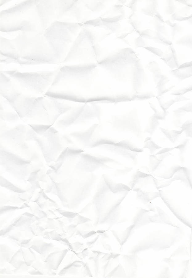 Light White Crumpled Paper Wallpaper