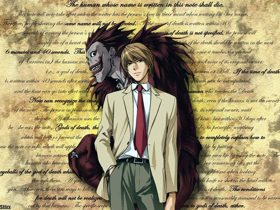 Light Yagami And Ryuk Wallpaper