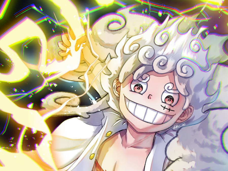 Lightning Flash And Joy Boy Luffy Wallpaper