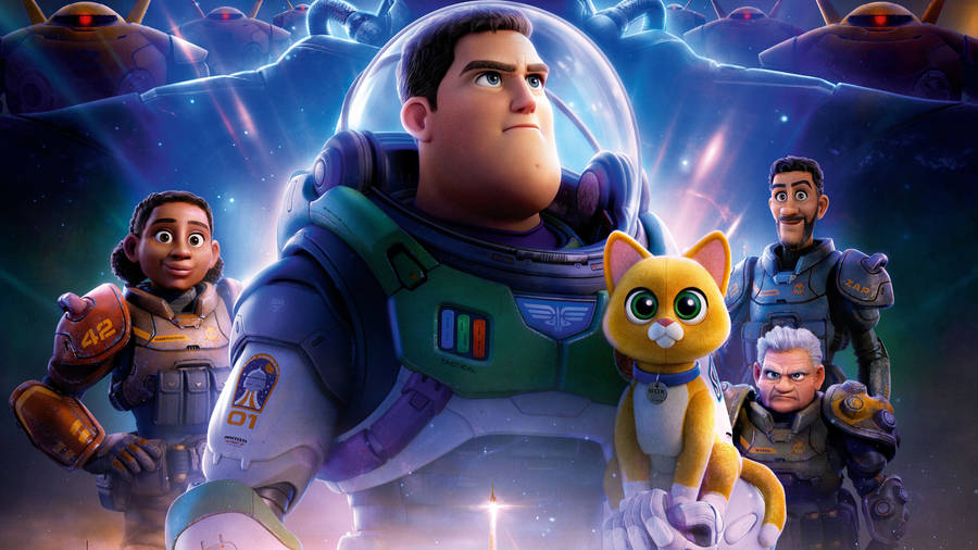 Lightyear And Astronauts Wallpaper