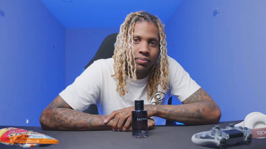 Lil Durk Gaming Room Wallpaper