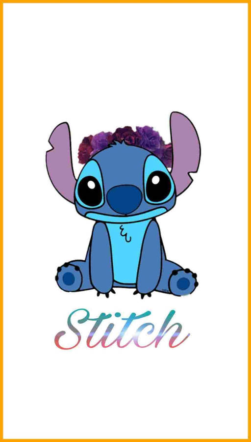 Lilo And Stitch Flower Crown Wallpaper