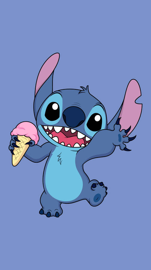 Lilo And Stitch Iphone Ice Cream Wallpaper