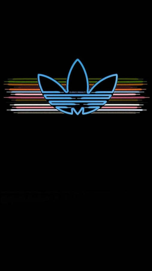 Lines Behind Logo Of Adidas Iphone Wallpaper