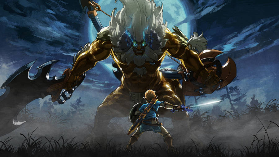 Link Critical Role In The Legend Of Zelda Wallpaper