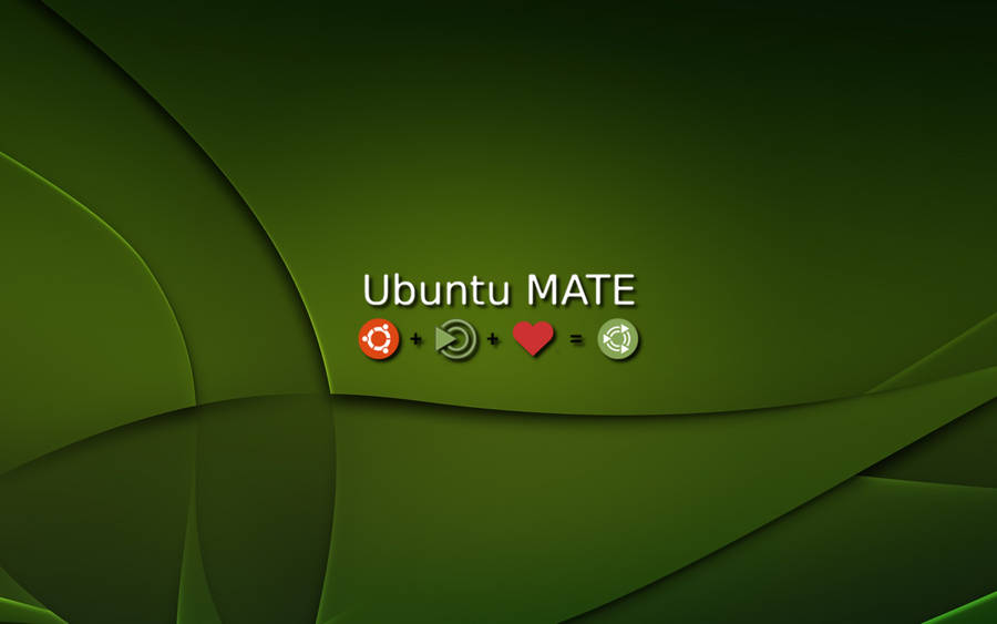 Linux Os Ubuntu Mate Green Wallpaper