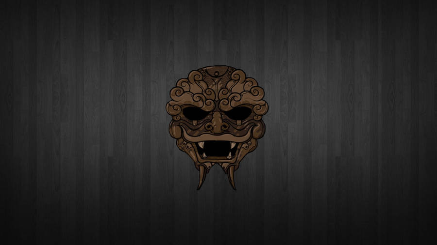 Lion Oni Mask Wallpaper