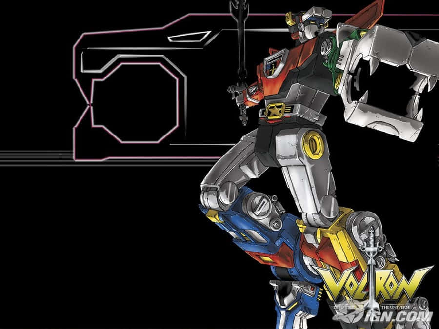 Lion Voltron Robot Poster Art Wallpaper