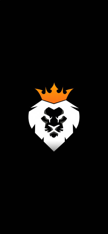 Lion With Crown Oled Iphone Wallpaper