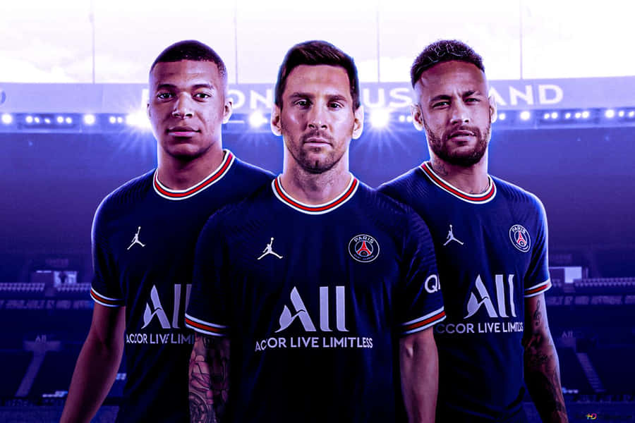 Lionel Messi And Neymar Jr Share An Embrace Wallpaper