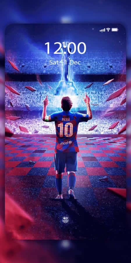 Lionel Messi Cool And Confident Wallpaper
