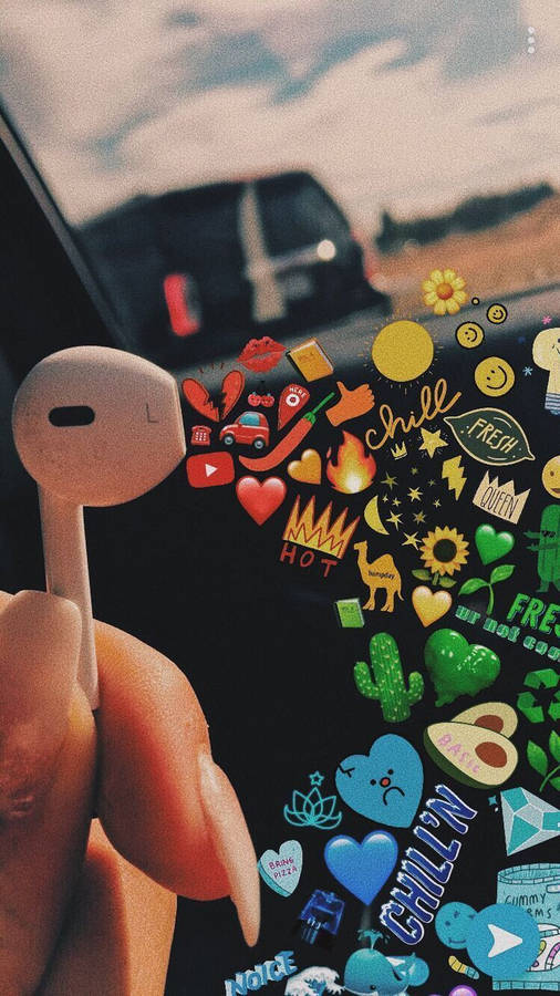 Listen To Your Favorite Tunes With These Stylish Airpods Wallpaper