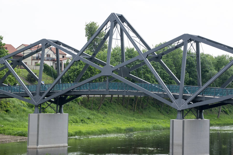 Lithuania Kėdainiai Old Town Bridge Wallpaper