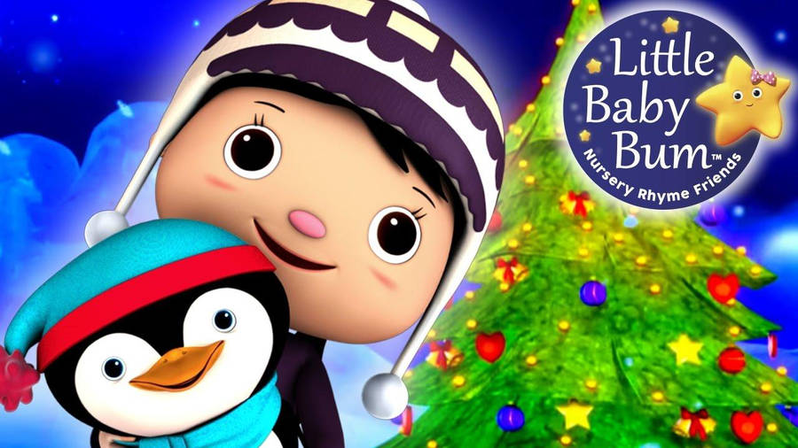 Little Baby Bum Christmas Wallpaper