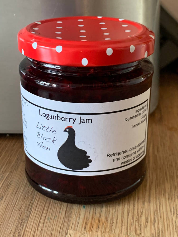 Little Black Hen Loganberry Jam Wallpaper