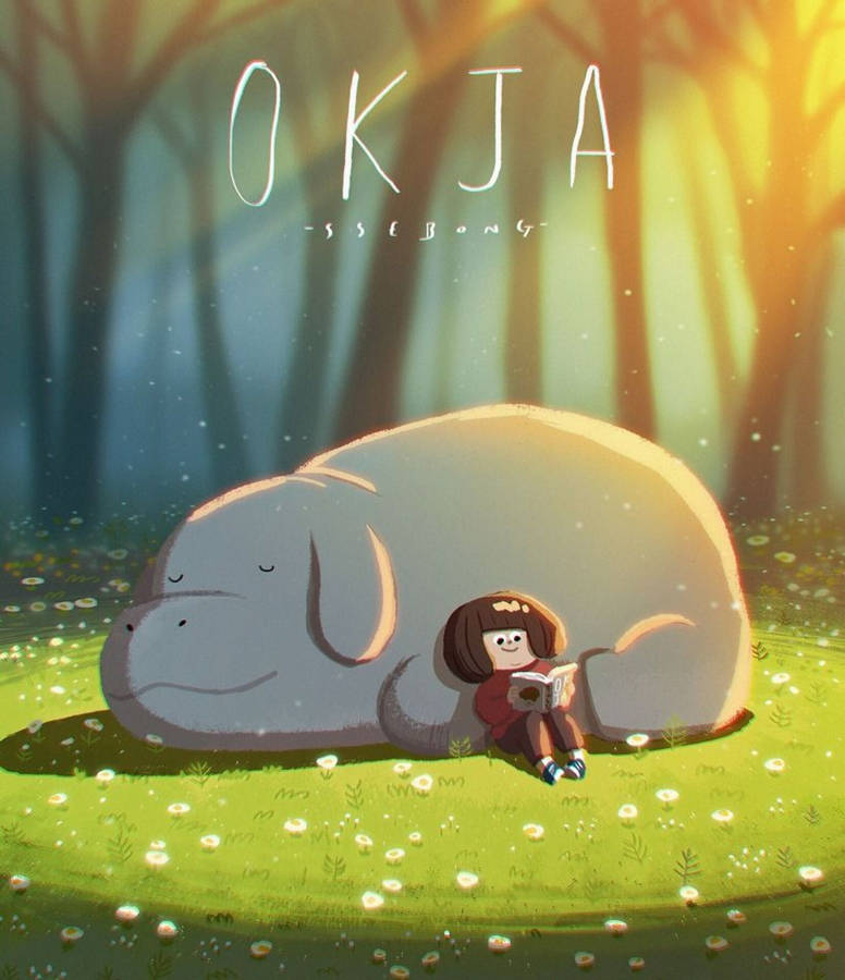Little Mija And Okja Wallpaper