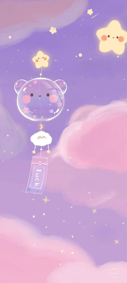 Little Stars Soft Aesthetic Wallpaper